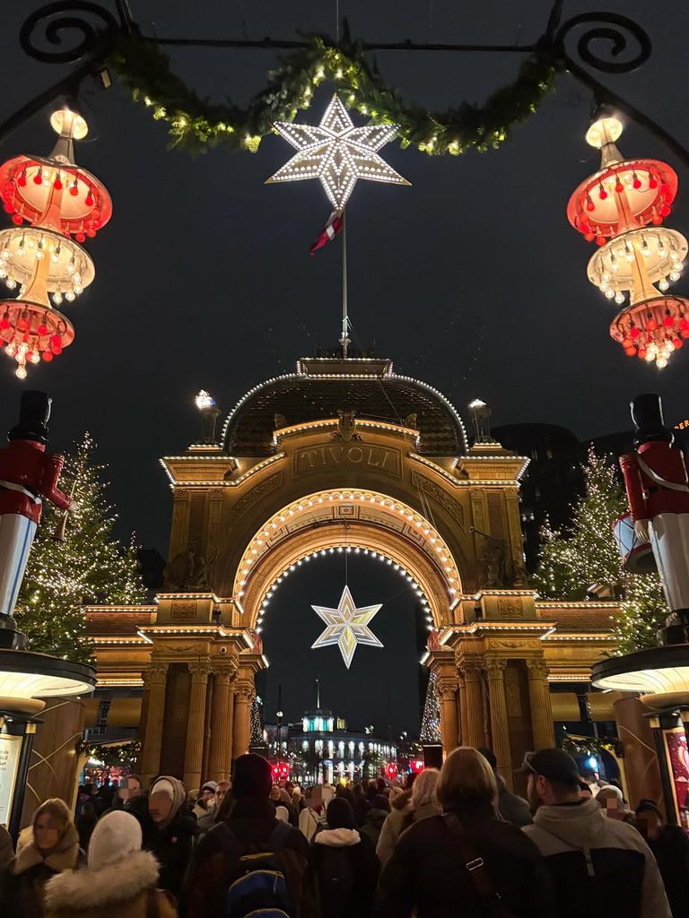 Luces de Navidad en Copenhague