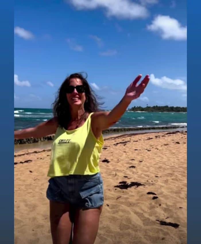 Anabel Pantoja, nostálgica de su viaje a América
