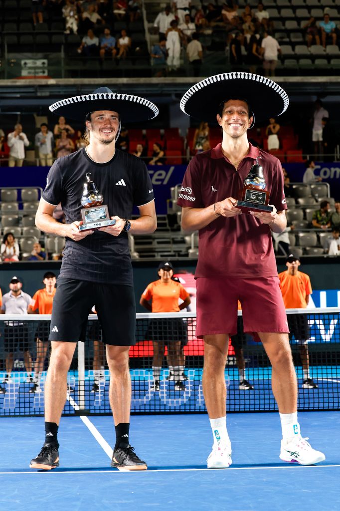 Alexander Zverev y Marcelo Melo se alzaron con el título en la rama de dobles dentro del Abierto Mexicano de Tenis 2026