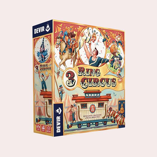 Juego de Mesa '3 Ring Circus' de Devir