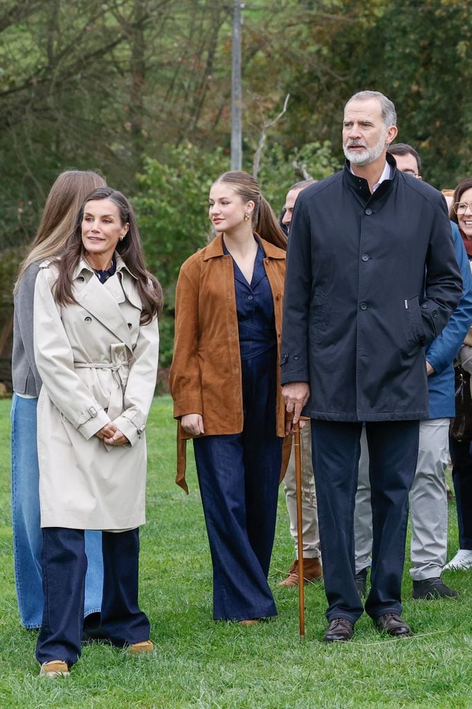 La reina Letizia durante el acto de entrega del premio al Pueblo Ejemplar 2025