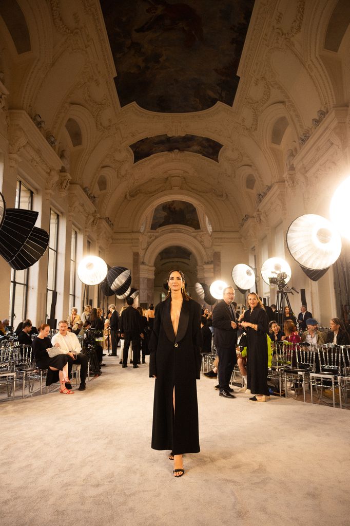 Eugenia Silva en el desfile de Schiaparelli