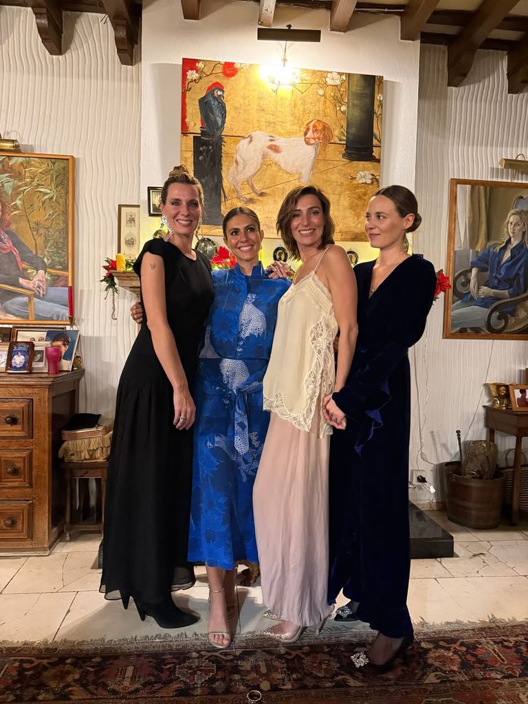 Las hermanas Osborne y Ana Cristina Portillo en Nochebuena.