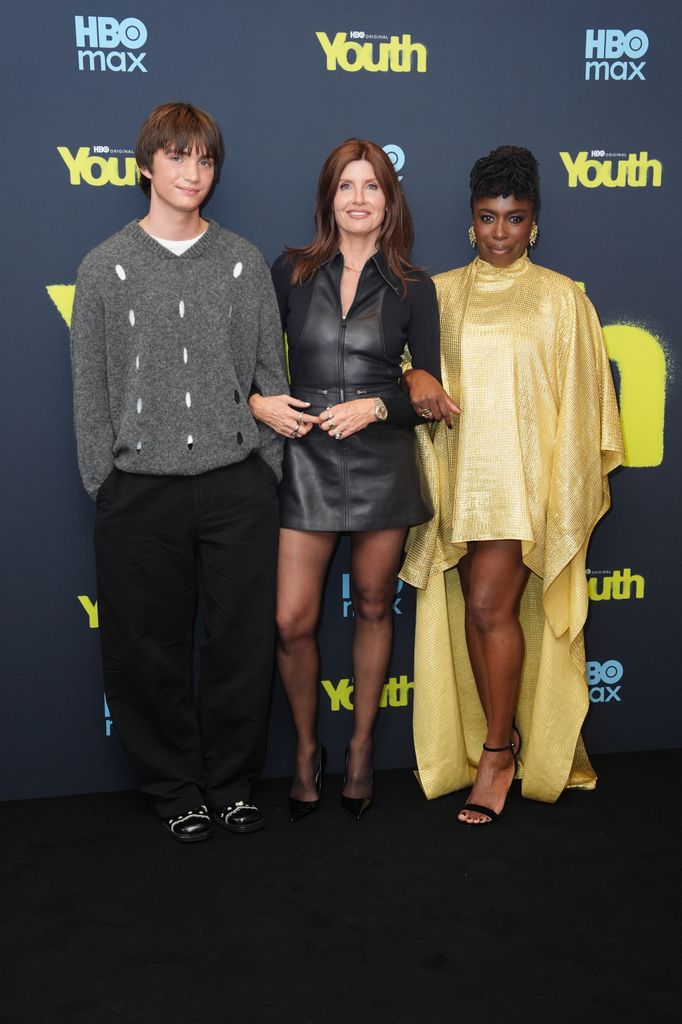 Aran Murphy, Sharon Horgan y Sharlene Whyte ena la proyección de 'Youth' en Londres