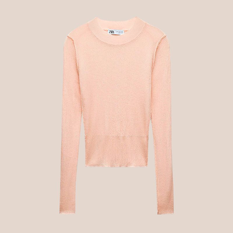 Top de punto fino colección and wander x Zara