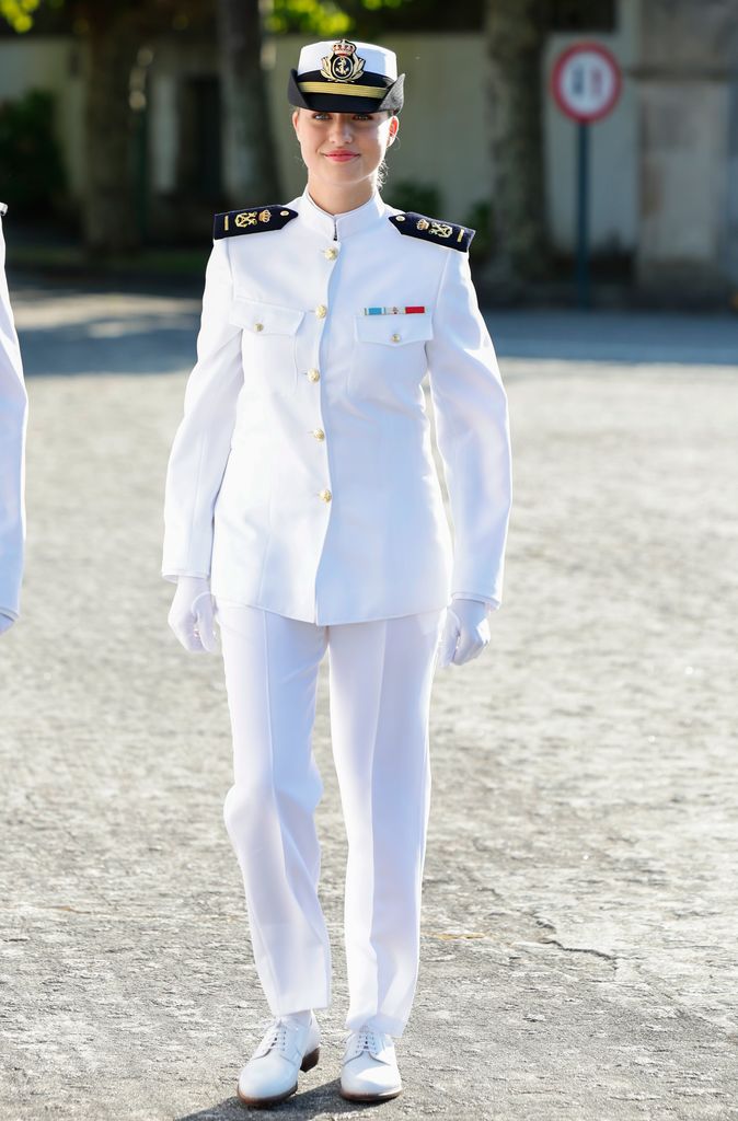 La princesa Leonor ingresa a la Escuela Naval de Marin
