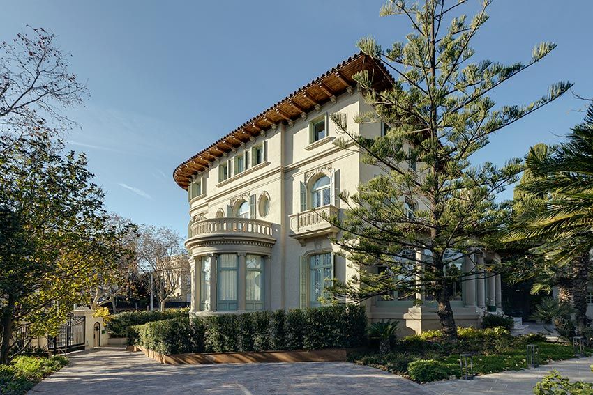Hotel Mirlo en un palacete de Barcelona