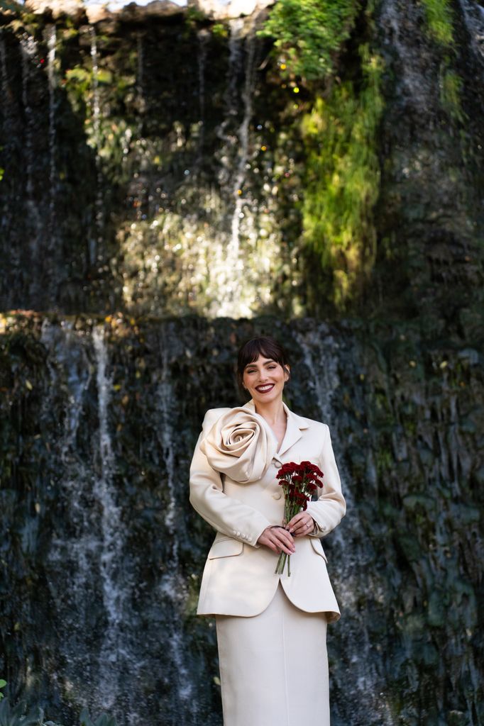 Andrea Duro, el look de su boda civil al detalle