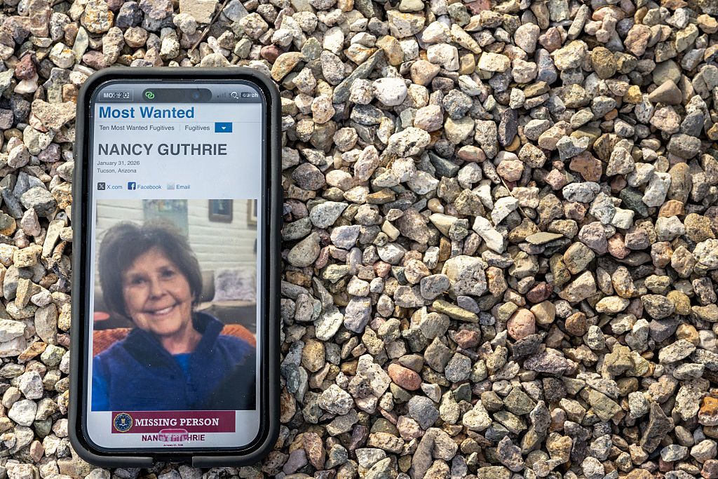 Imagen de se busca de Nancy Guthrie difundida por las autoridades