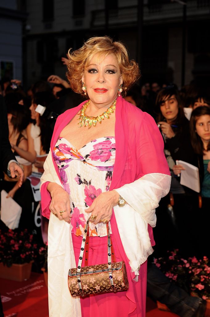 Plano medio de Silvia Pinal en el Festival de Málaga en 2009