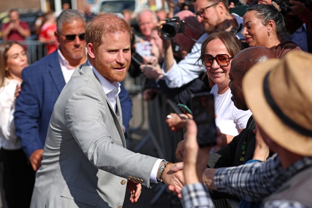 El príncipe Harry, en su última visita a Reino Unido