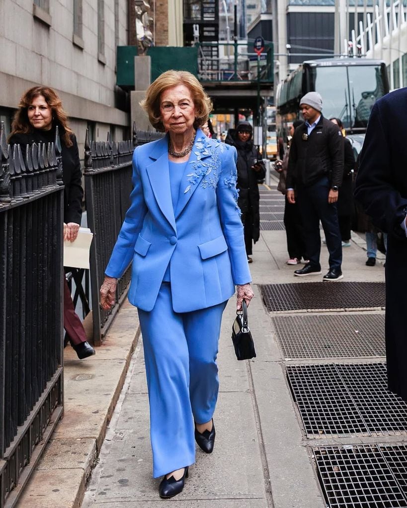 La reina Sofía, por las calles de Nueva York