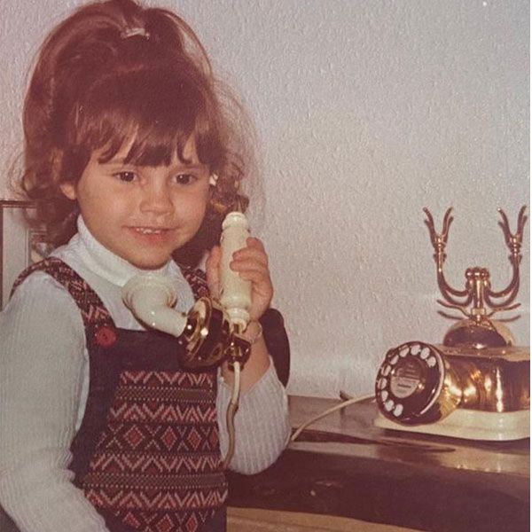 Victoria Beckham niña
