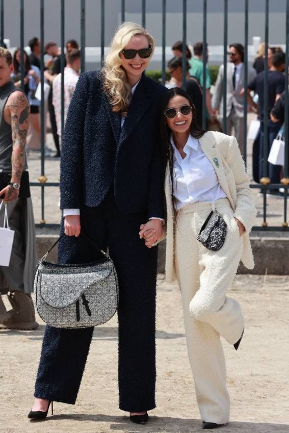 Gwendoline Christie y Demi Moore 