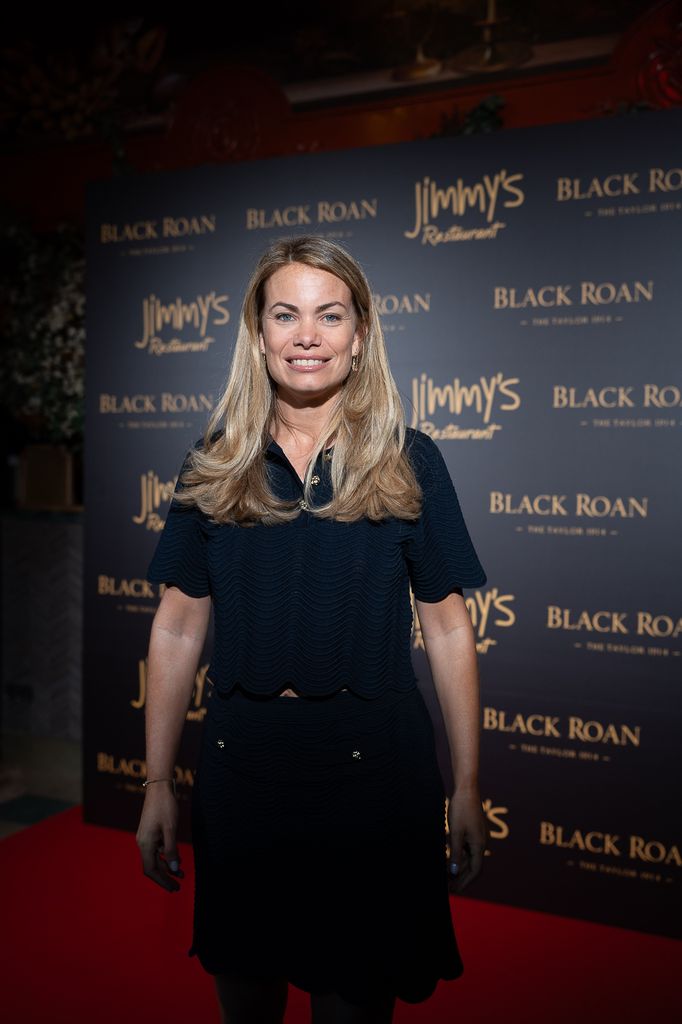 Carla Goyanes en el aniversario de la firma de Julián Porras-Figueroa