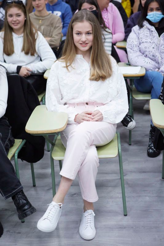 La princesa de Asturias en Leganés