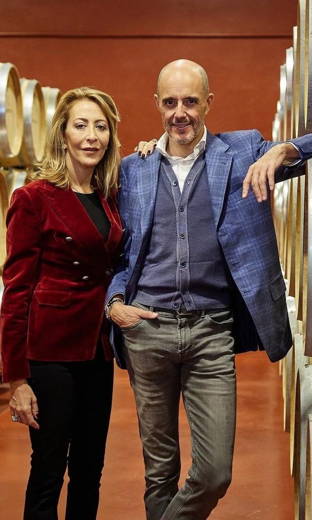Francesca Franco y su marido