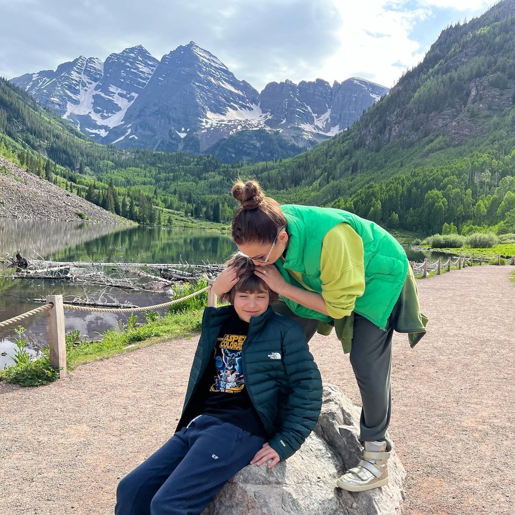 Thalía y su hijo, Matthew Alejandro