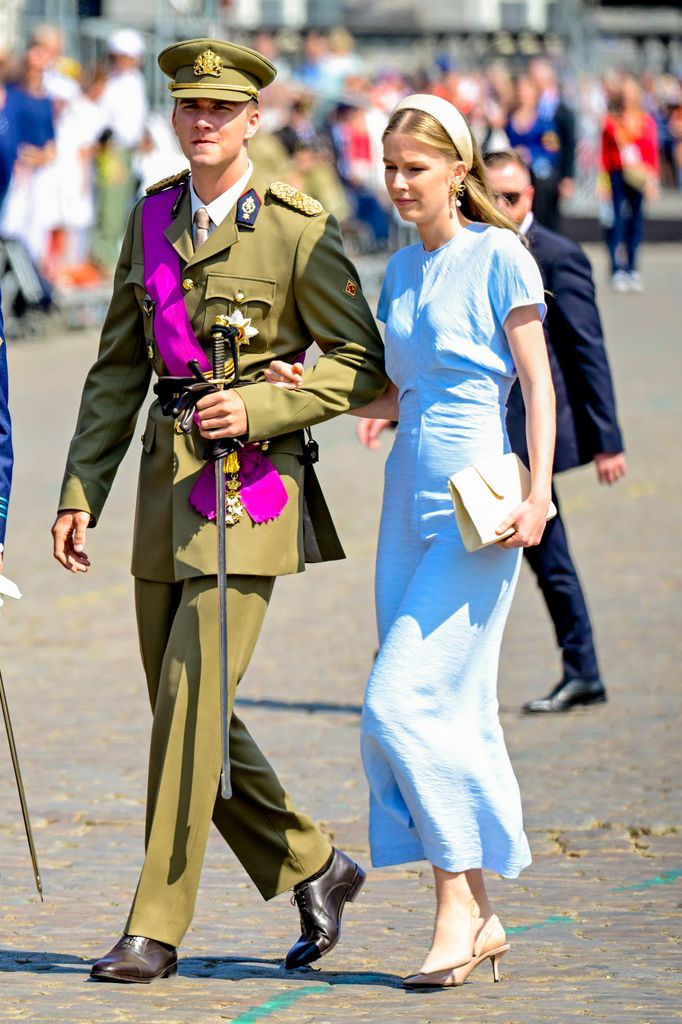 Eléonore de Bélgica el día Nacional