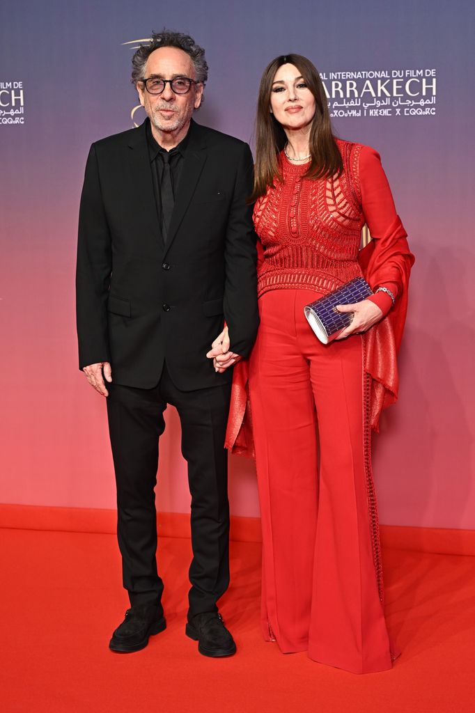  Tim Burton y Monica Bellucci 