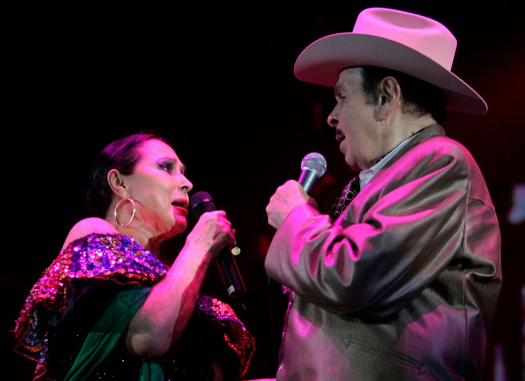 Flor Silvestre y Antonio Aguilar, los abuelos de Majo Aguilar.