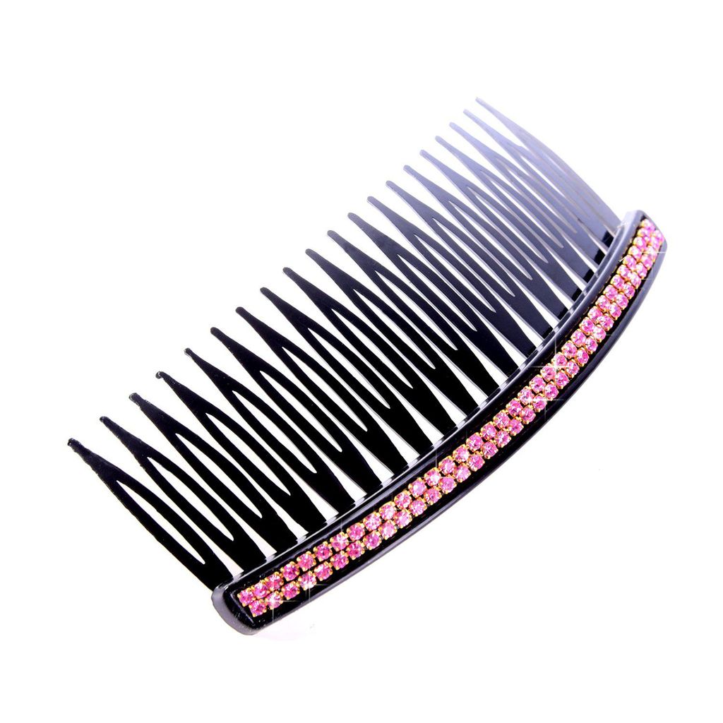 hair comb 20 teeth rhinestone de pangda