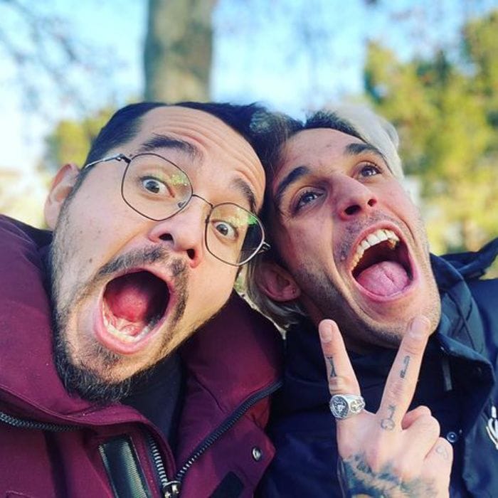 Andrés de la Cruz y Víctor Elías