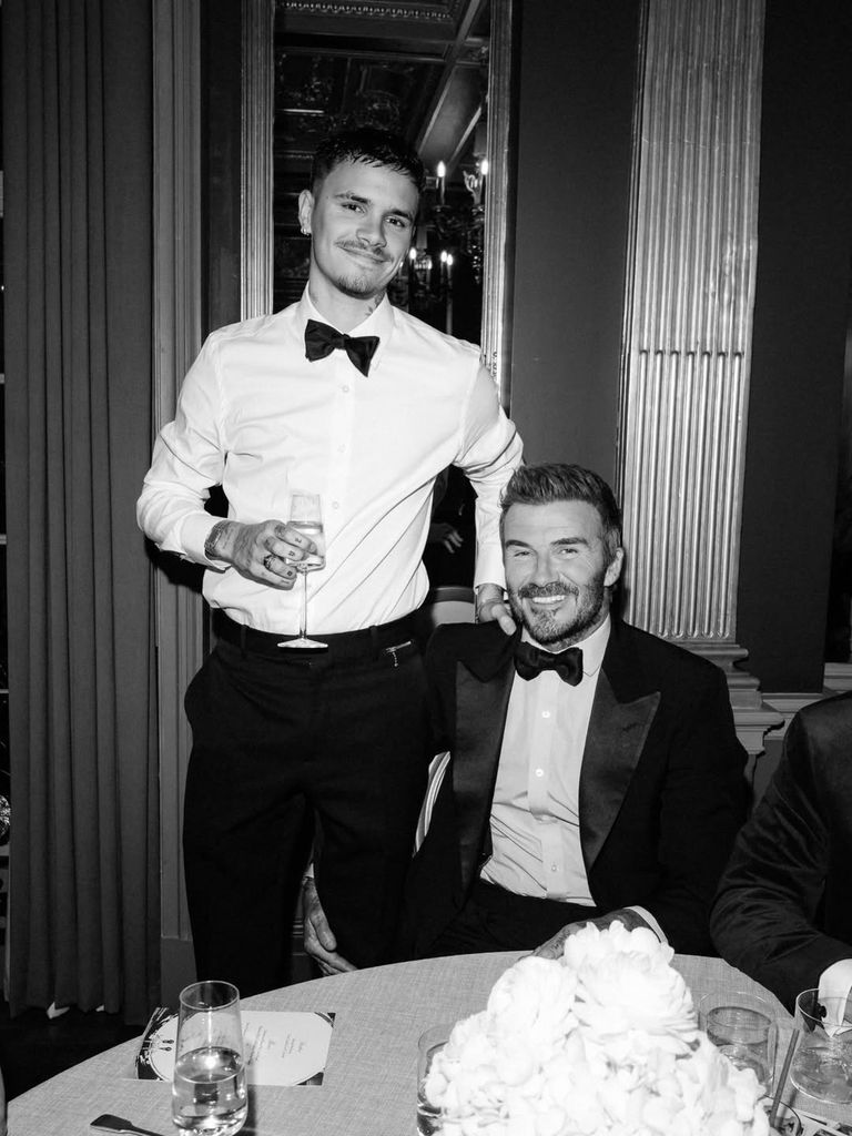 Romeo y David Beckham