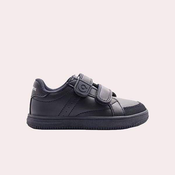 Zapatillas Barefoot de niño con tira adherente - Conguitos - Azul marino