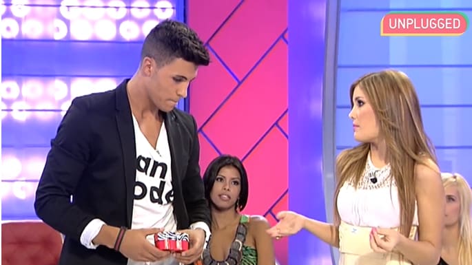 Gala Caldirola con Kiko Jiménez en MYHYV