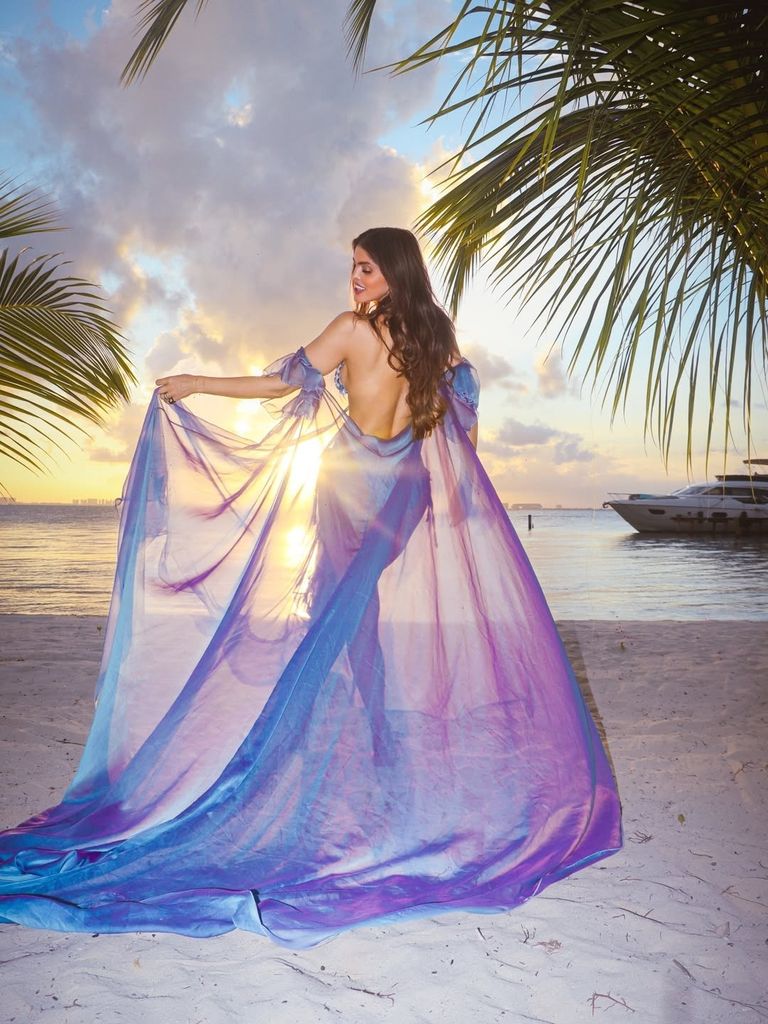 La cantante celebró sus 55 años en Cancún.