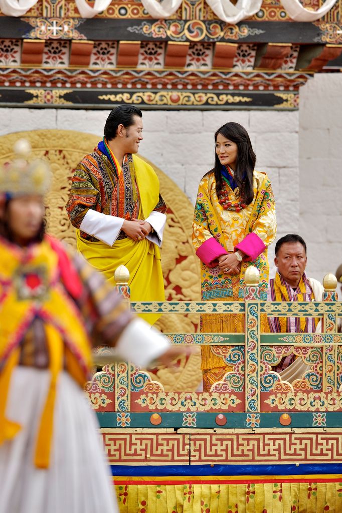 Jigme Khesar y Jetsun Pema boda