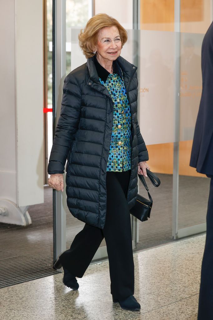 La reina Sofía en la VIII edición de los Premios Evolución y a la I edición del Premio Emiliano Aguirre, Burgos, 2025.