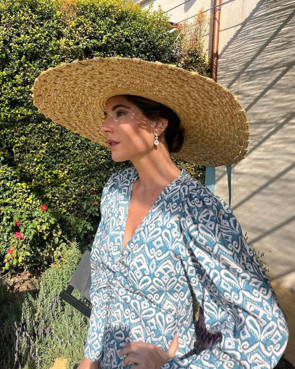 El look de invitada a boda de Lourdes Montes