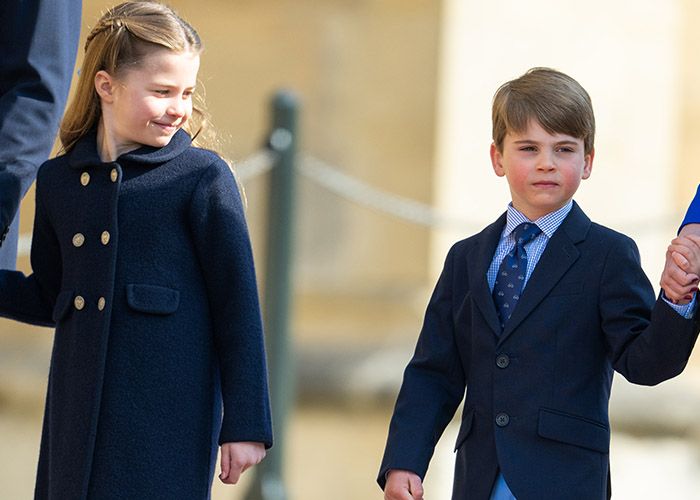La princesa Charlotte y el príncipe Louis 