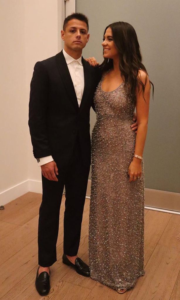 Chicharito Hernandez y Sarah Kohan