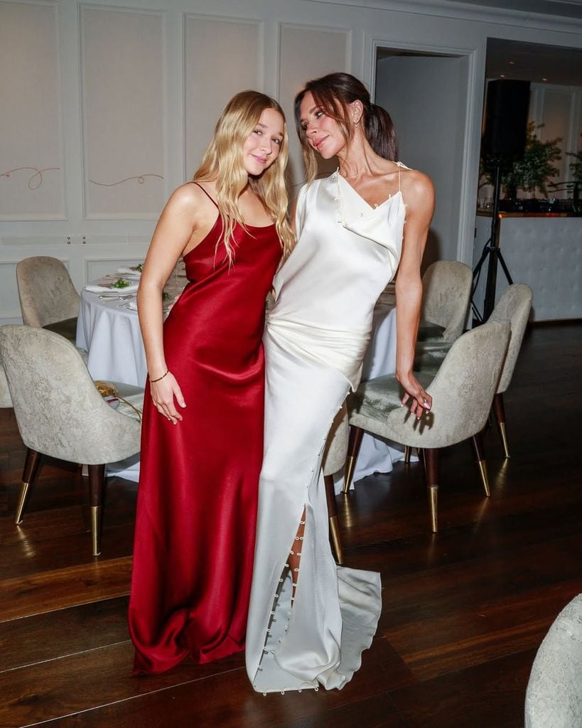 Victoria y Harper Beckham