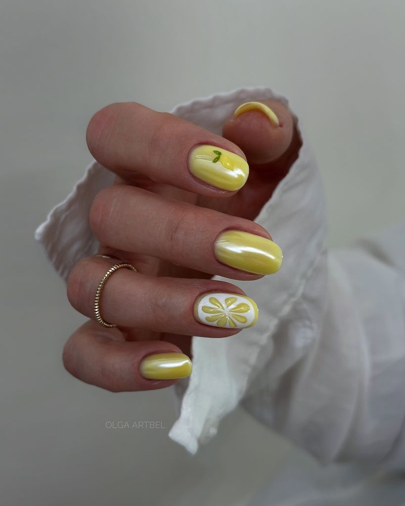Manicura de limón