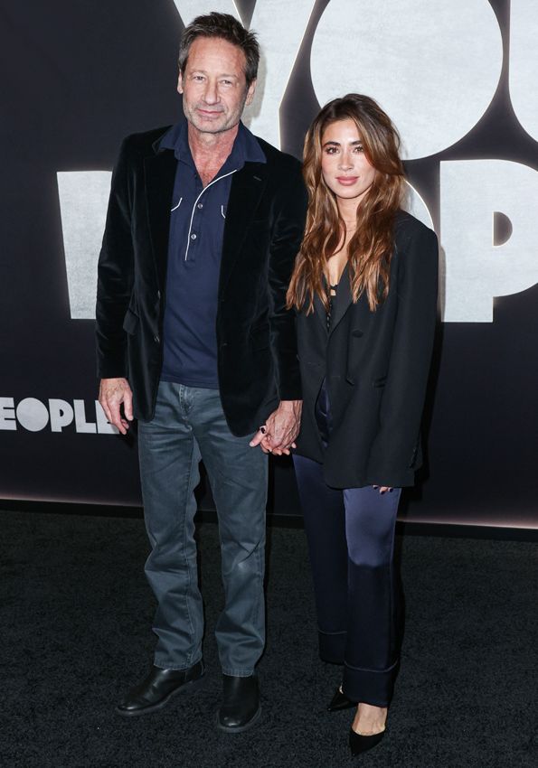 David Duchovny y su novia Monique Pendleberry