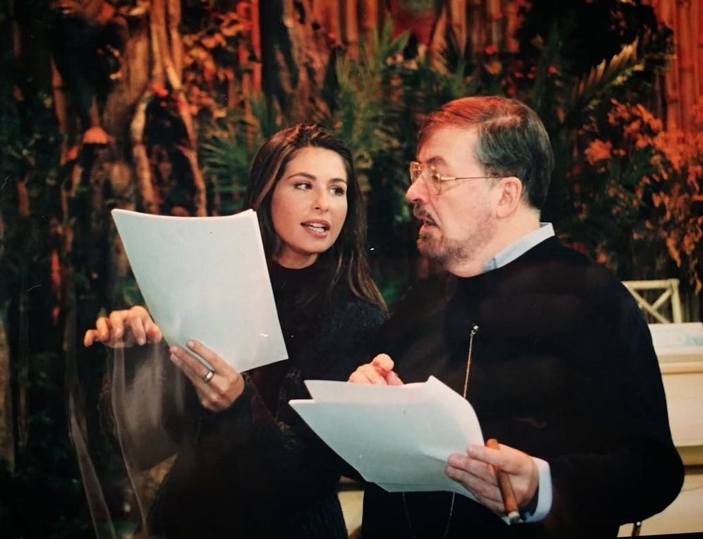 Nuria Roca con Chicho Ibáñez Serrador en 'Waku Waku'