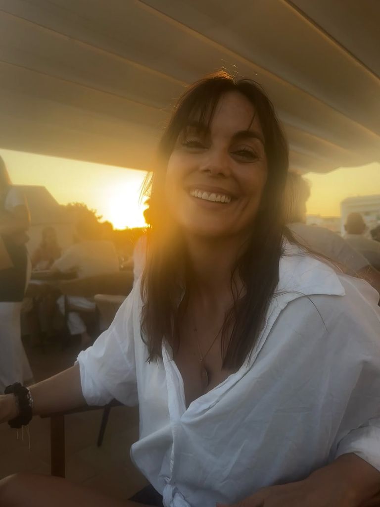 La periodista ha estado navegando, pero también ha disfrutado de la gastronomía de la isla