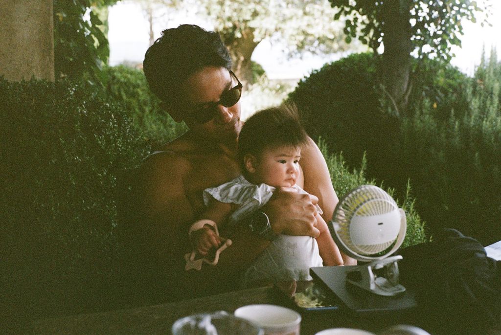Abdul Mateen de Brunéi y su hija 