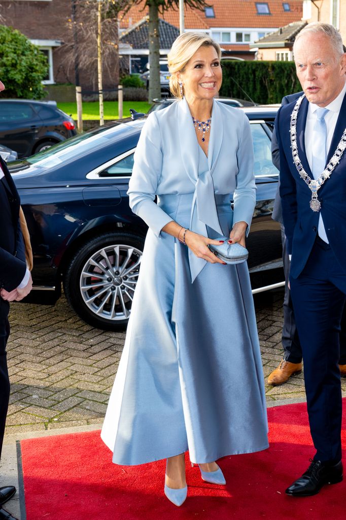 La reina Máxima de Holanda en una gala de Navidad, 2023.