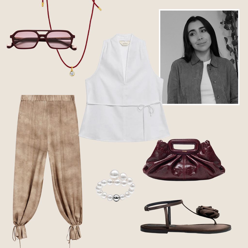 Look de verano en tonos tierra