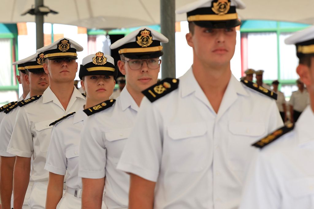Leonor en la Escuela Naval de Marín