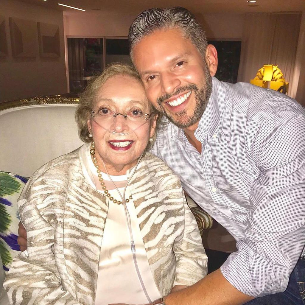 Rodner Figueroa y su mamá