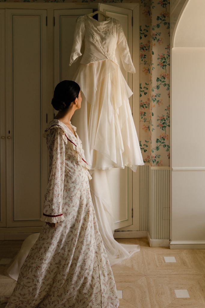Vestido de novia diseñado por Sole Alonso para Lucía Suárez, fundadora de Deluem