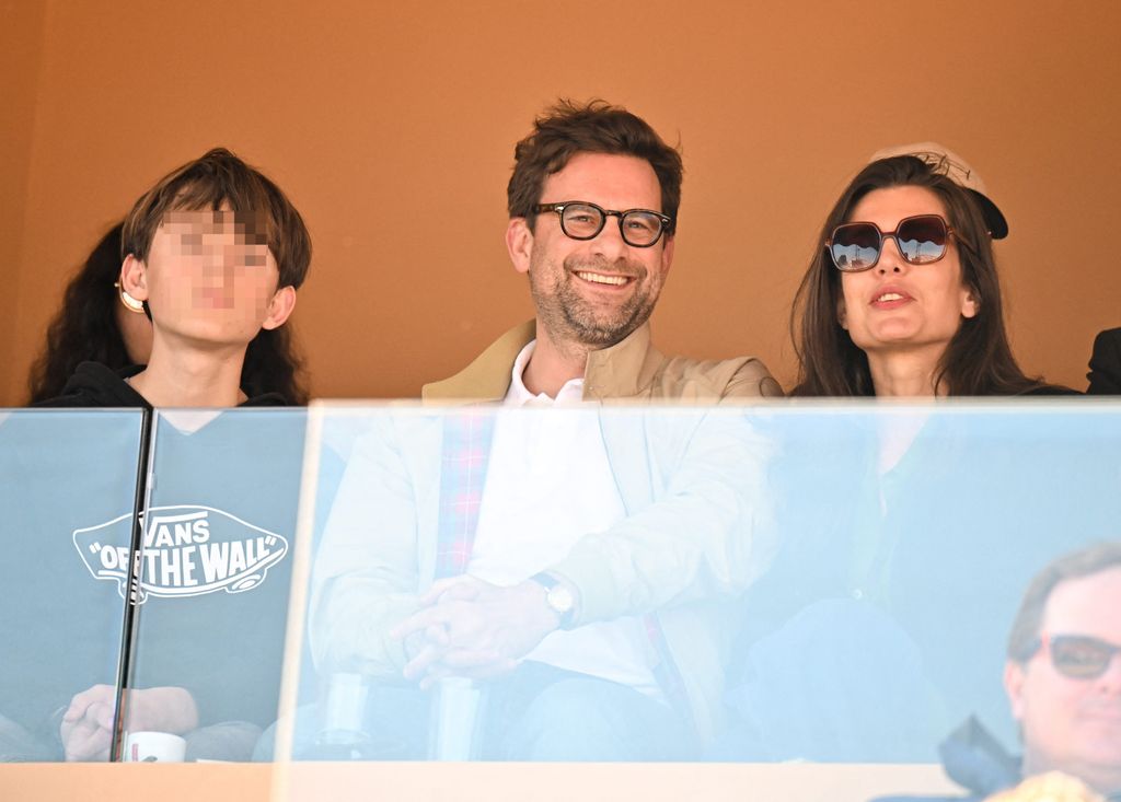 Carlota Casiraghi y Nicolas Mathieu con su hijo en el Master de Monte Carlo el 9 de abril de 2026