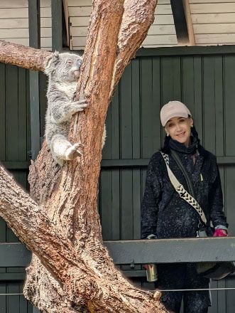 Susana Zabaleta se encuentra disfrutando de unas vacaciones en Australia.