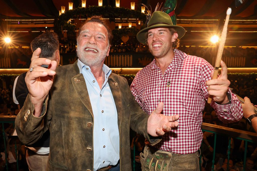 Arnold Schwarzenegger apoyó en todo momento a su hijo Christopher a lo largo de este camino que beneficia su salud